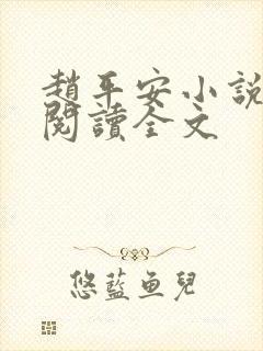 赵平安小说免费阅读全文