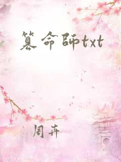 篡命师txt