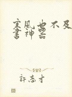 寒风也不及她追书神器