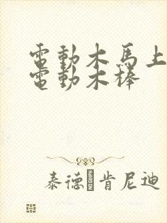 电动木马上两个电动木棒