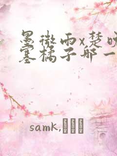 墨微雨x楚晚宁塞橘子哪一章