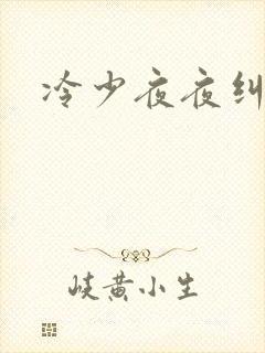 冷少夜夜纠缠