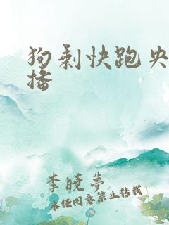 狗剩快跑央八首播