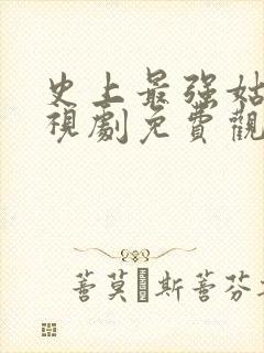 史上最强姑爷电视剧免费观看