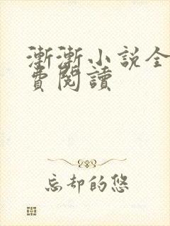 渐渐小说全文免费阅读