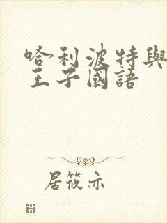 哈利波特与混血王子国语