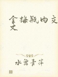 金梅瓶肉交白话文