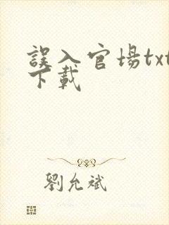 误入官场txt下载