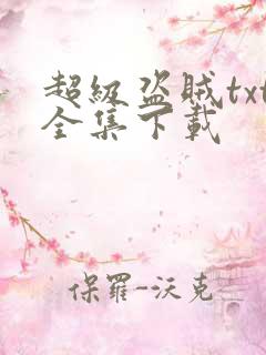 超级盗贼txt全集下载