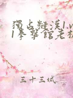 独占糙汉1.v1拳击馆老板