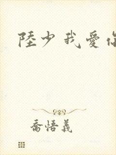 陆少 我爱你