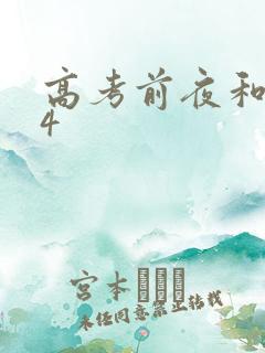 高考前夜和儿子4