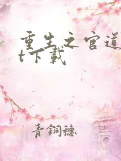 重生之官道txt下载