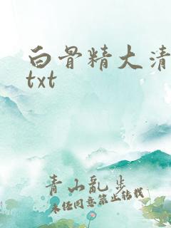 白骨精大清游记txt