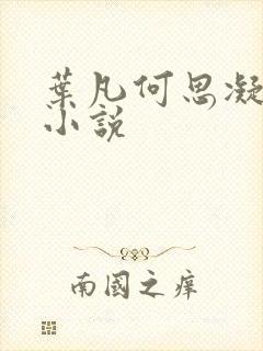 叶凡何思凝七月小说