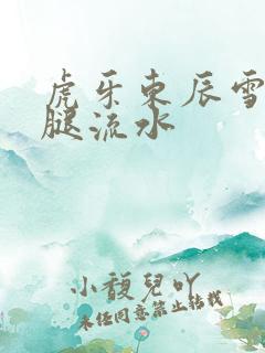 虎牙东辰雪见抖腿流水