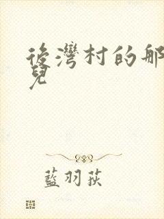 后湾村的那些事儿