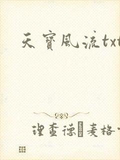 天宝风流txt