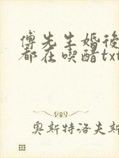 傅先生婚后每天都在吃醋txt