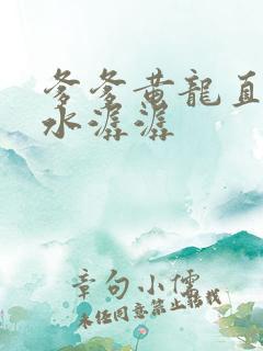 爹爹黄龙直捣溪水潺潺