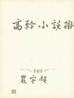 高干小说排行榜