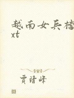 越南女兵档案txt