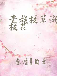 贵族校草溺爱拽校花