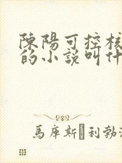 陈阳可控核聚变的小说叫什么名字