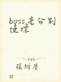 boss老公别使坏