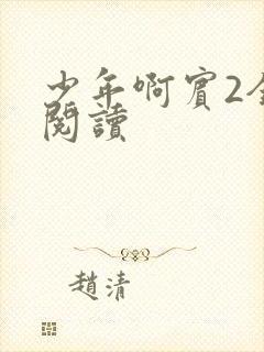 少年啊宾2全文阅读