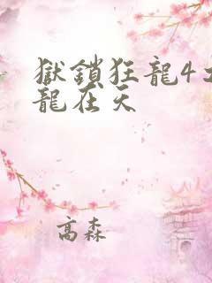 狱锁狂龙4之飞龙在天
