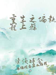 重生之偏执老公宠上瘾