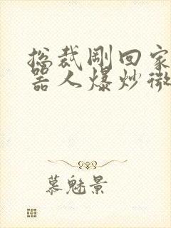 总裁刚回家被机器人爆炒微博