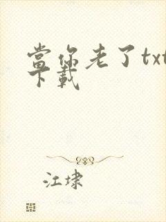 当你老了txt下载