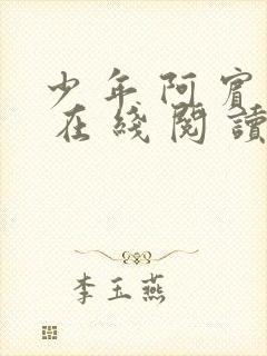 少 年 阿 宾 在 线 阅 读