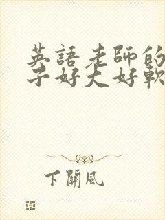 英语老师的小兔子好大好软水