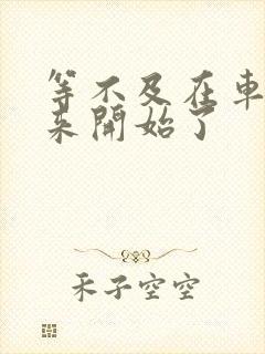 等不及在车里就来开始了