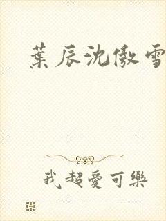 叶辰沈傲雪宁馨