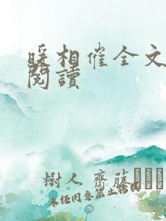 暖相催全文免费阅读