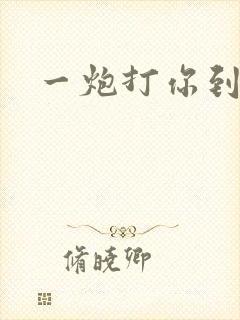 一炮打你到天亮