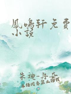 凤鸣轩免费言情小说