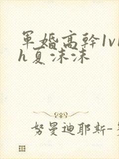 军婚高干1v1h夏沫沫