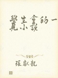 学生会的一己之见小说