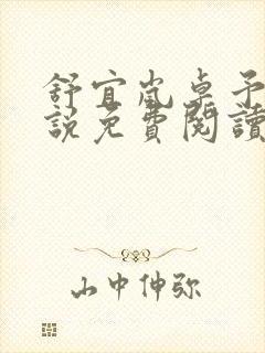 舒宜岚卓予淮小说免费阅读