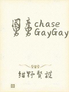 国产chase男男GayGay