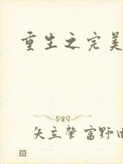 重生之完美一生