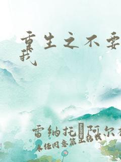 重生之不要爱上我