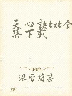天心诀txt全集下载