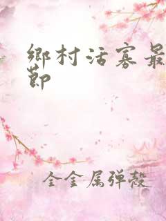 乡村活寡最新章节