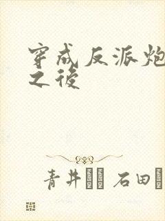 穿成反派炮灰攻之后